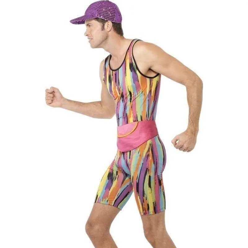 90's Aerobics Instructor Mr Motivator Costume Adult Bodysuit