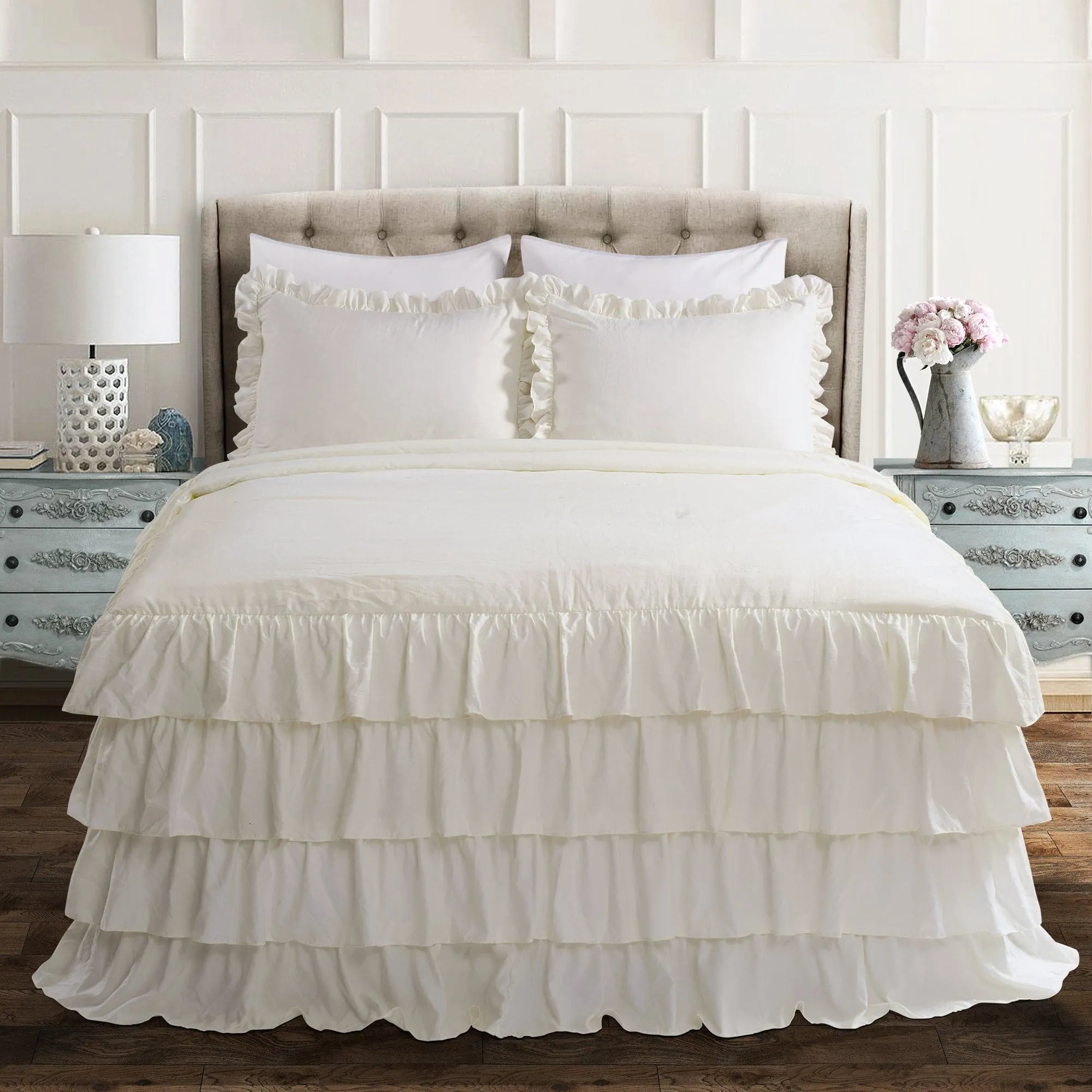 Allison Ruffle Skirt Bedspread Set