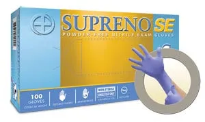 Ansell Microflex Supreno Se Powder-Free Nitrile Exam Gloves Glove Exam Nitrile Supreno Sepf Lf Lg 100/Bx 10 Bx/Cs