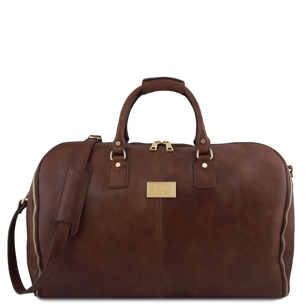 Antigua - Leather travel duffle/garment bag | TL142341 suiter bag