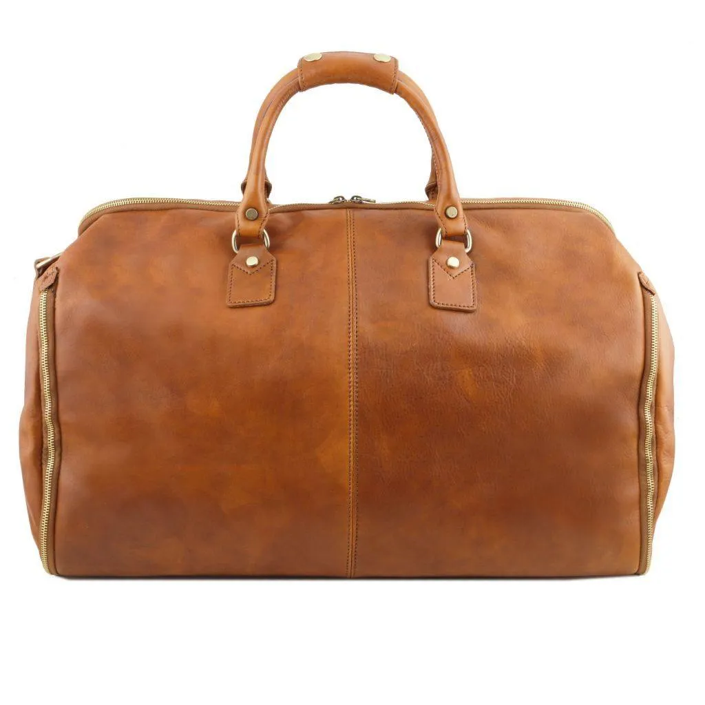 Antigua - Leather travel duffle/garment bag | TL142341 suiter bag