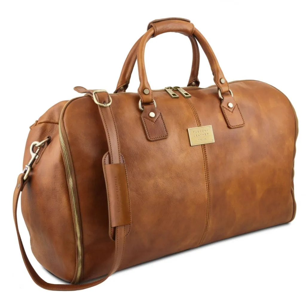 Antigua - Leather travel duffle/garment bag | TL142341 suiter bag