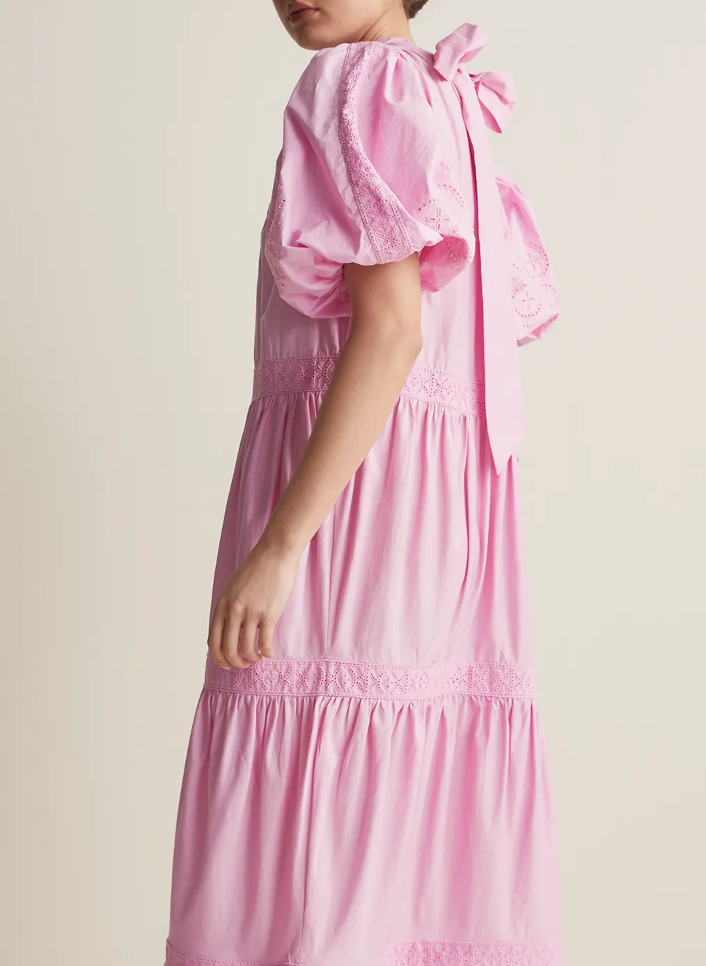 Astrid Silk Cotton Maxi Smock Dress | Ametrine