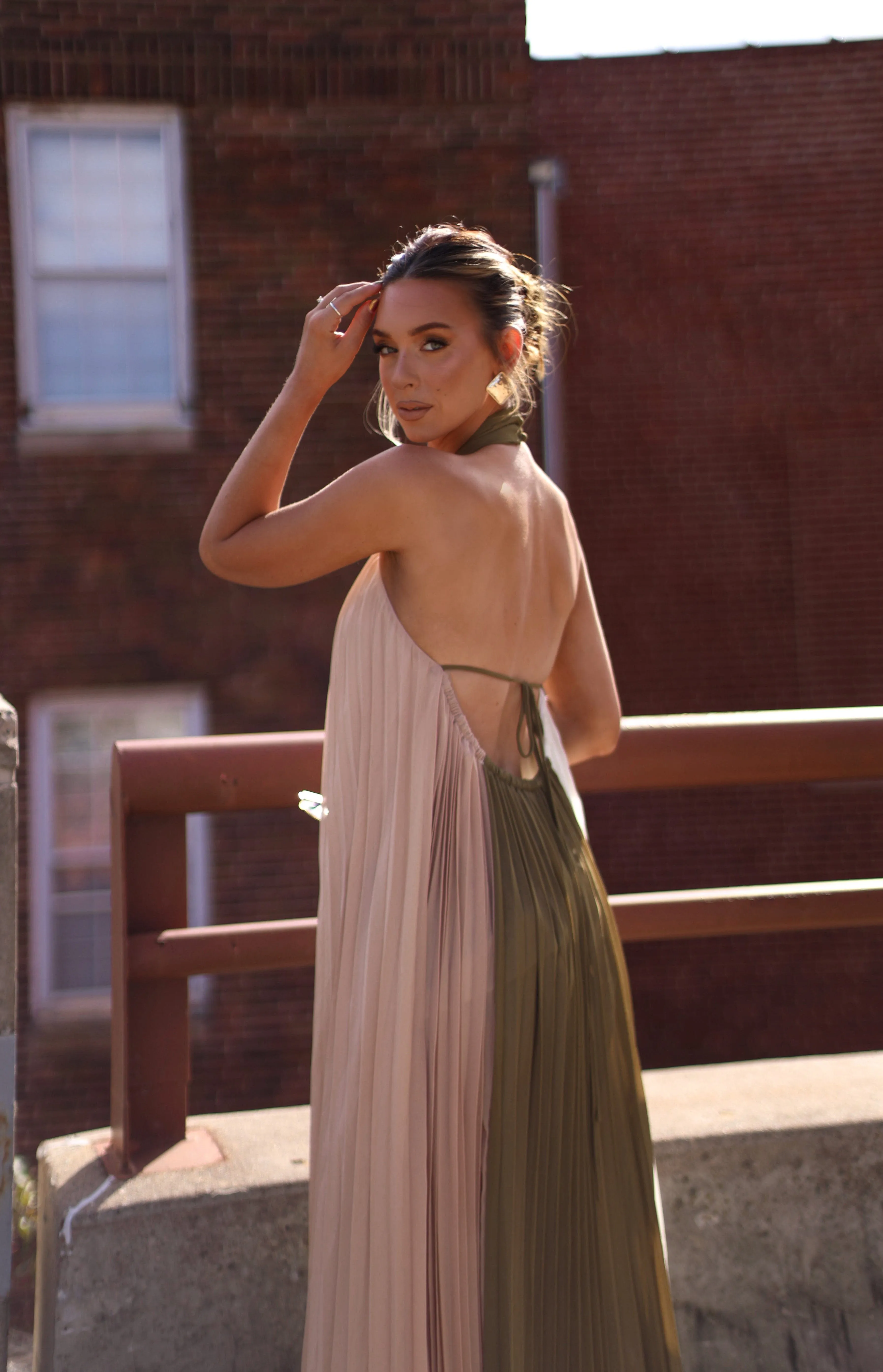 Autumn Aura Maxi Dress