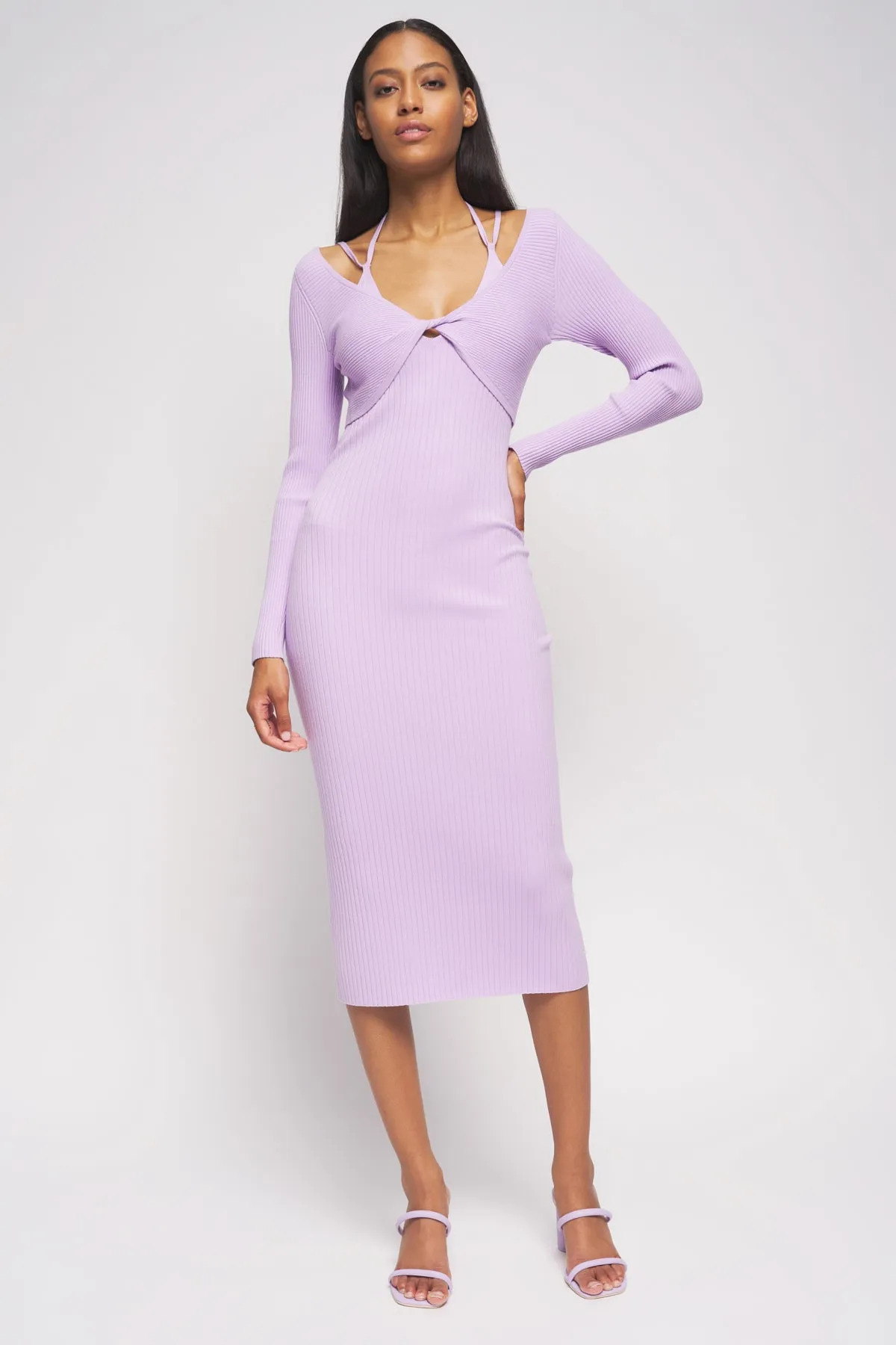 Bailey 44 Connie Sweater Dress in Lilac