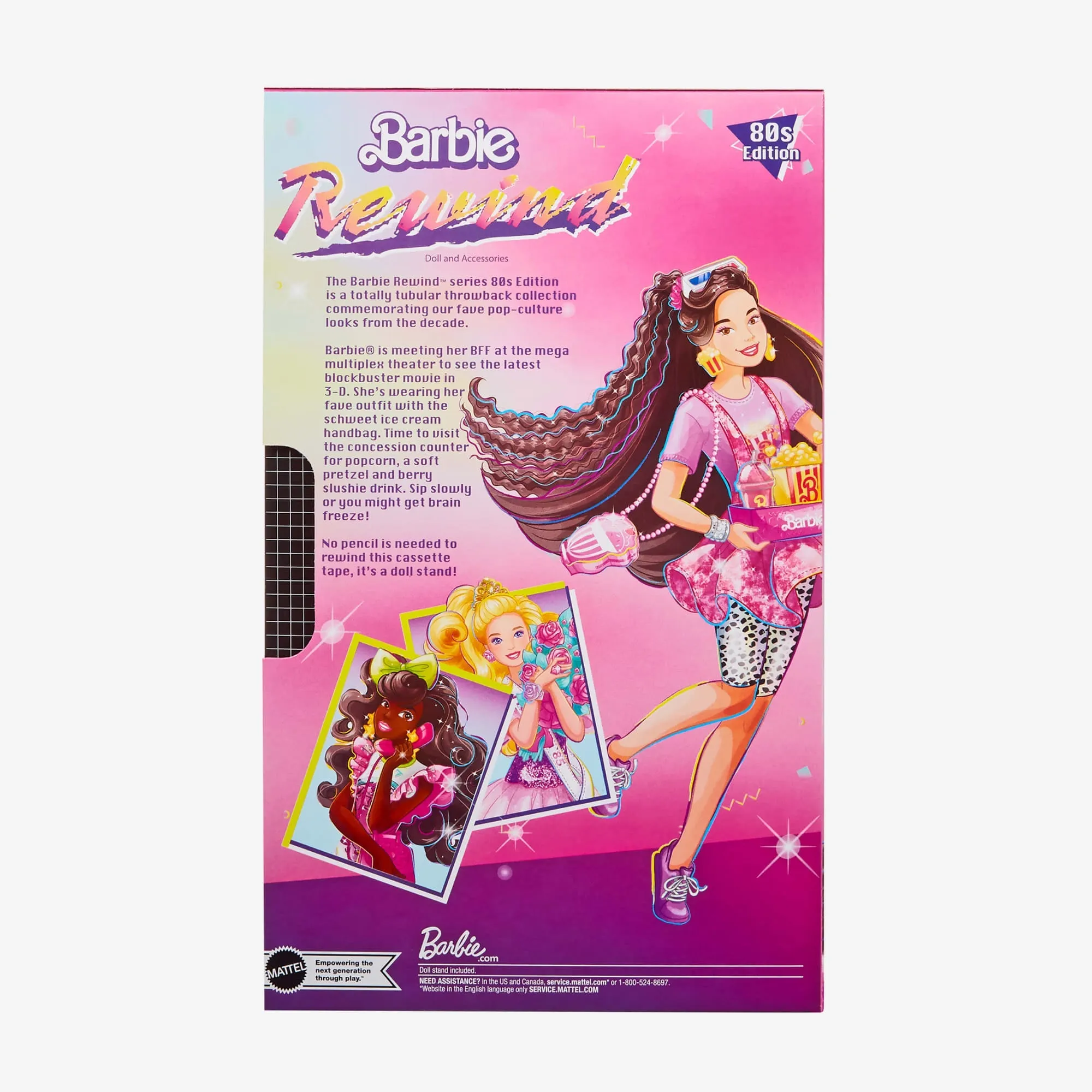 Barbie Rewind Doll – Movie Night