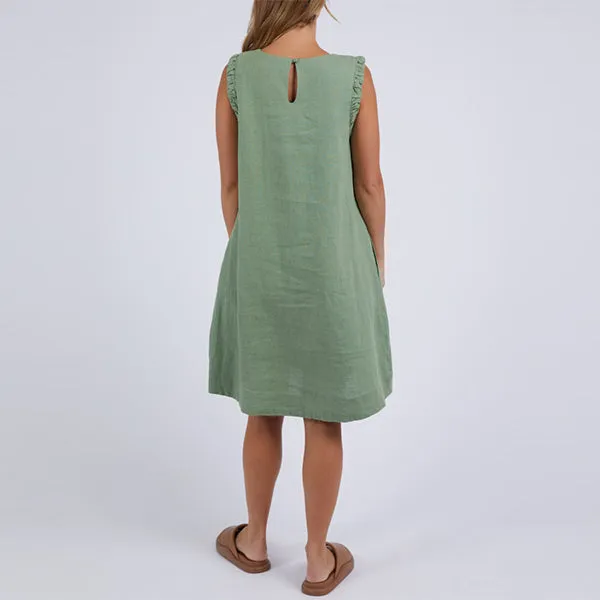 Bastia Dress - Fern Green