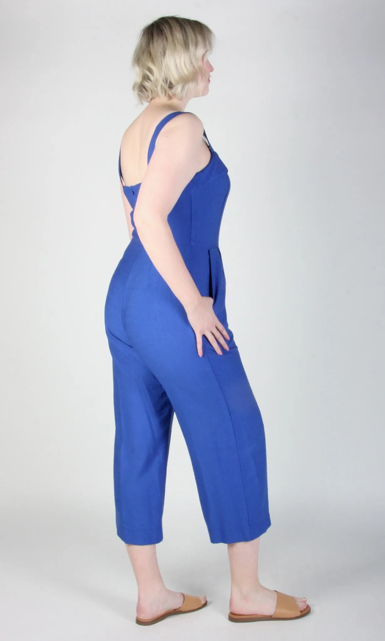 Birds of North America Sandgrouse Jumpsuit - Cobalt (Online Exclusive)