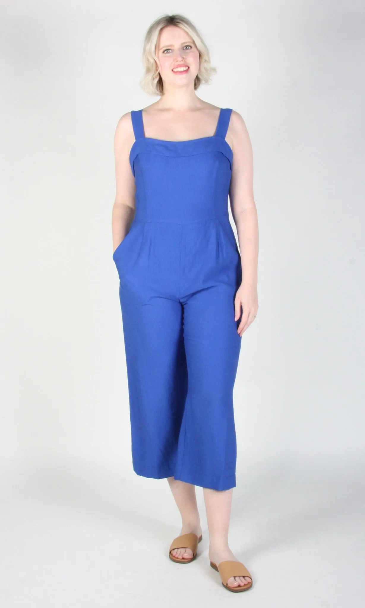 Birds of North America Sandgrouse Jumpsuit - Cobalt (Online Exclusive)