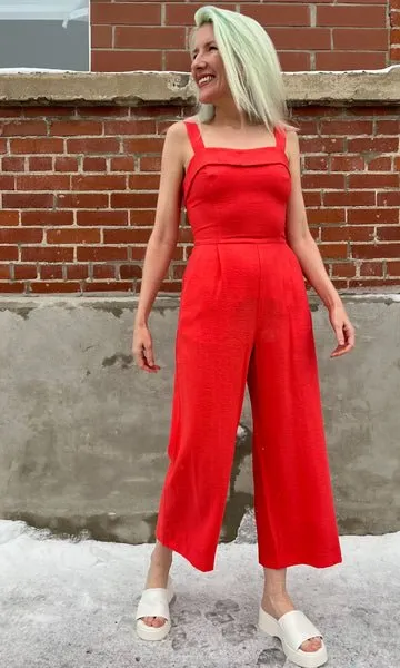 Birds of North America Sandgrouse Jumpsuit - Coral (Online Exclusive)