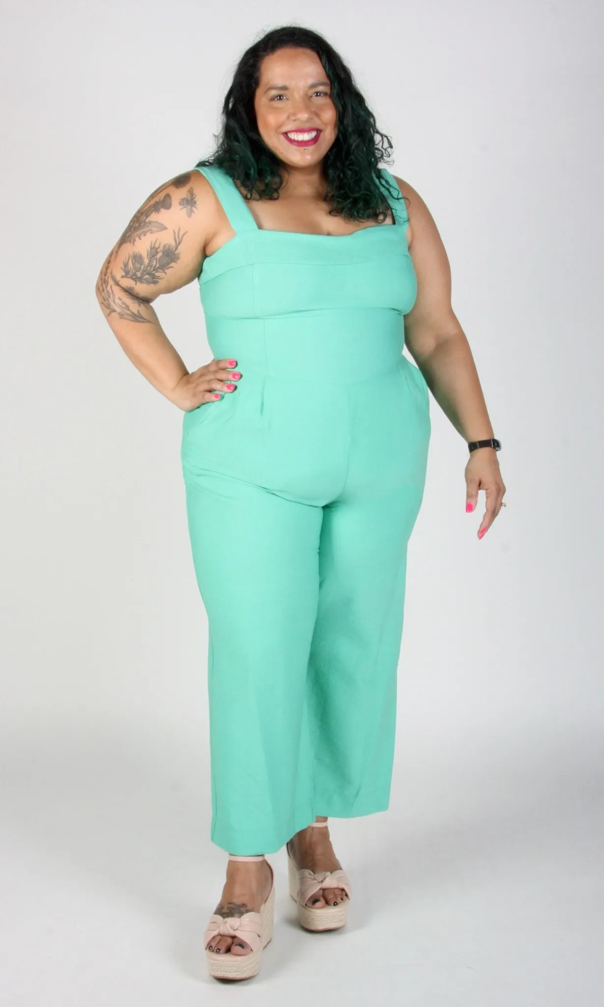 Birds of North America Sandgrouse Jumpsuit - Mint Julep (Online Exclusive)