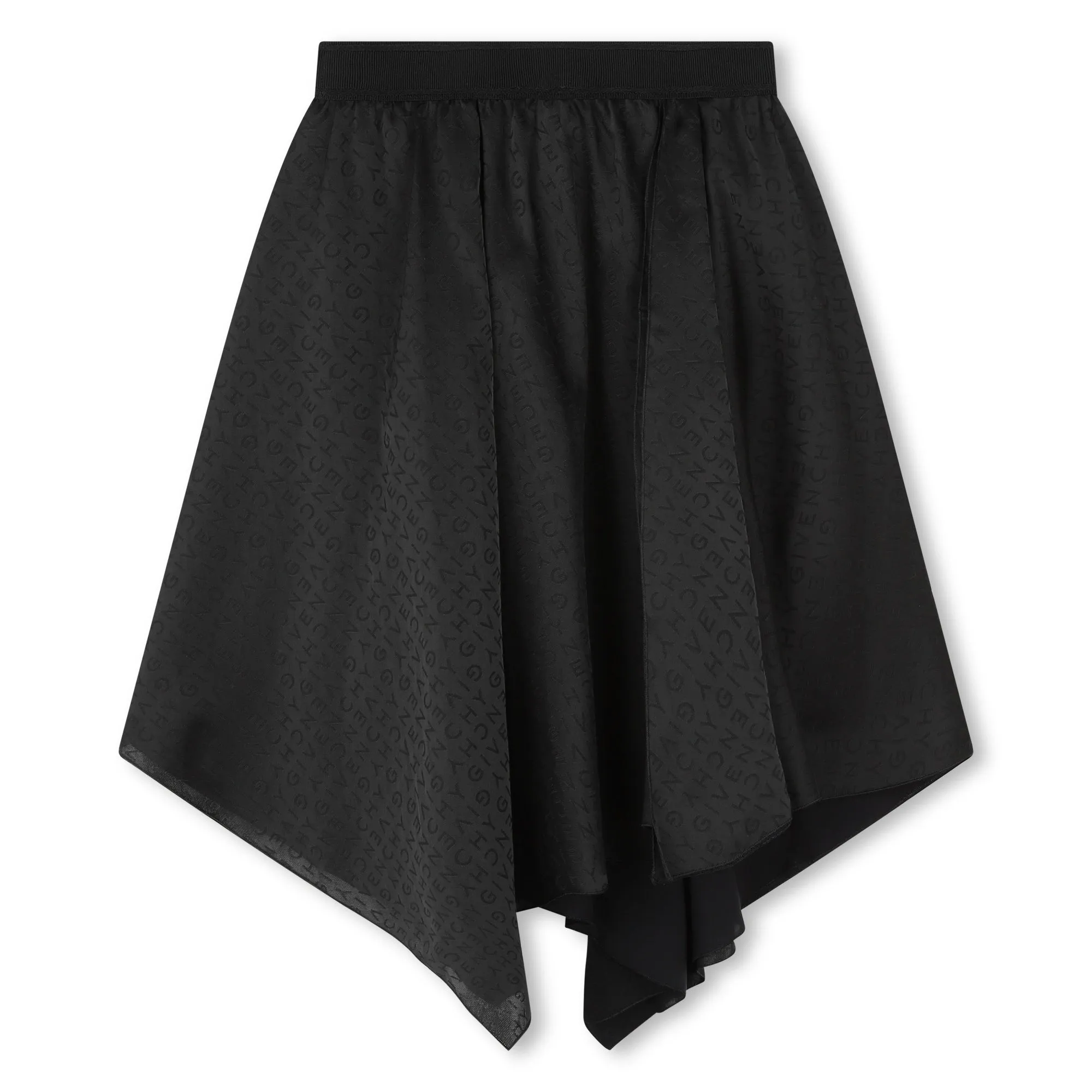 Black Mini Me Jacquard Skirt