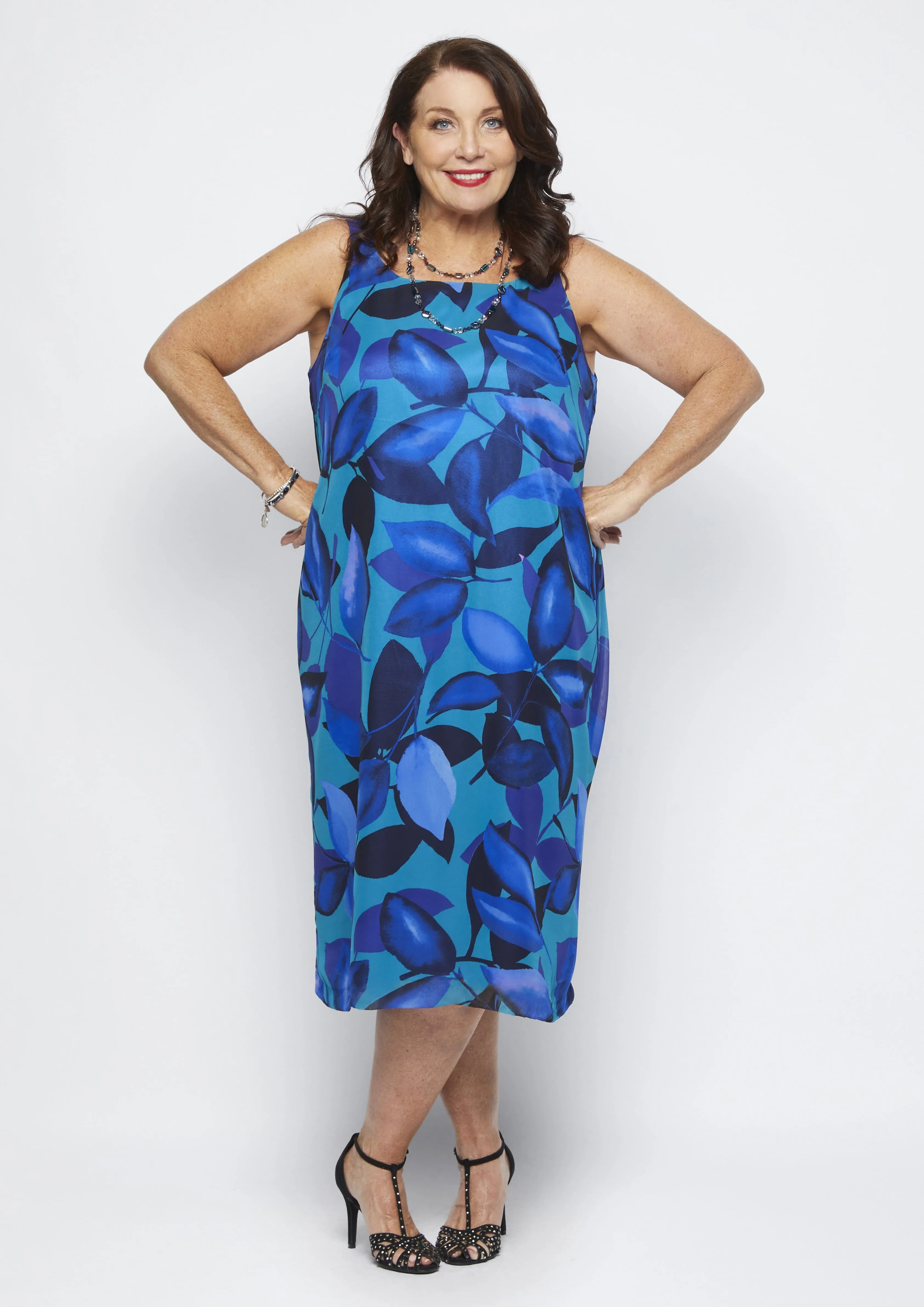 Blue Leaves Dress