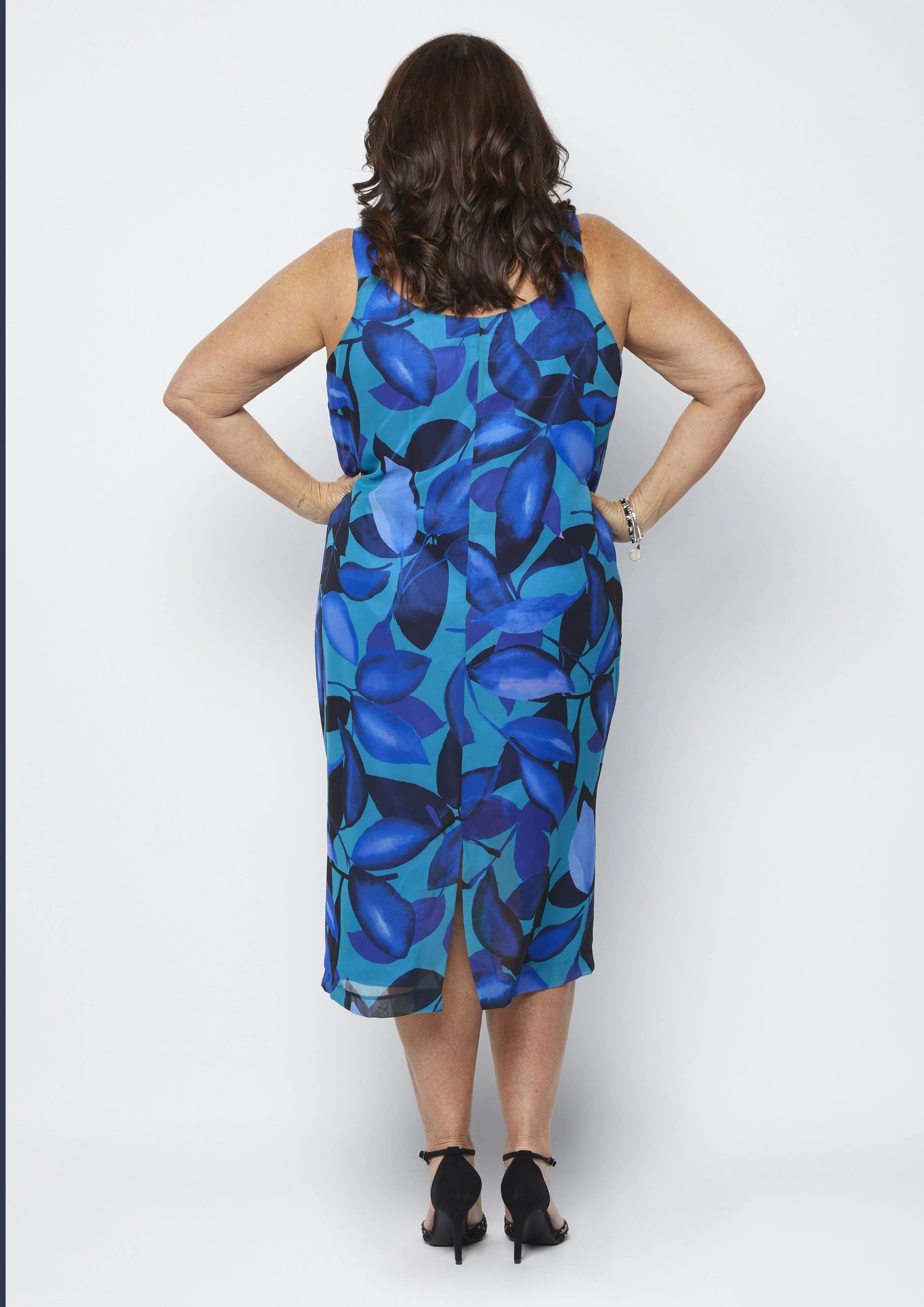 Blue Leaves Dress