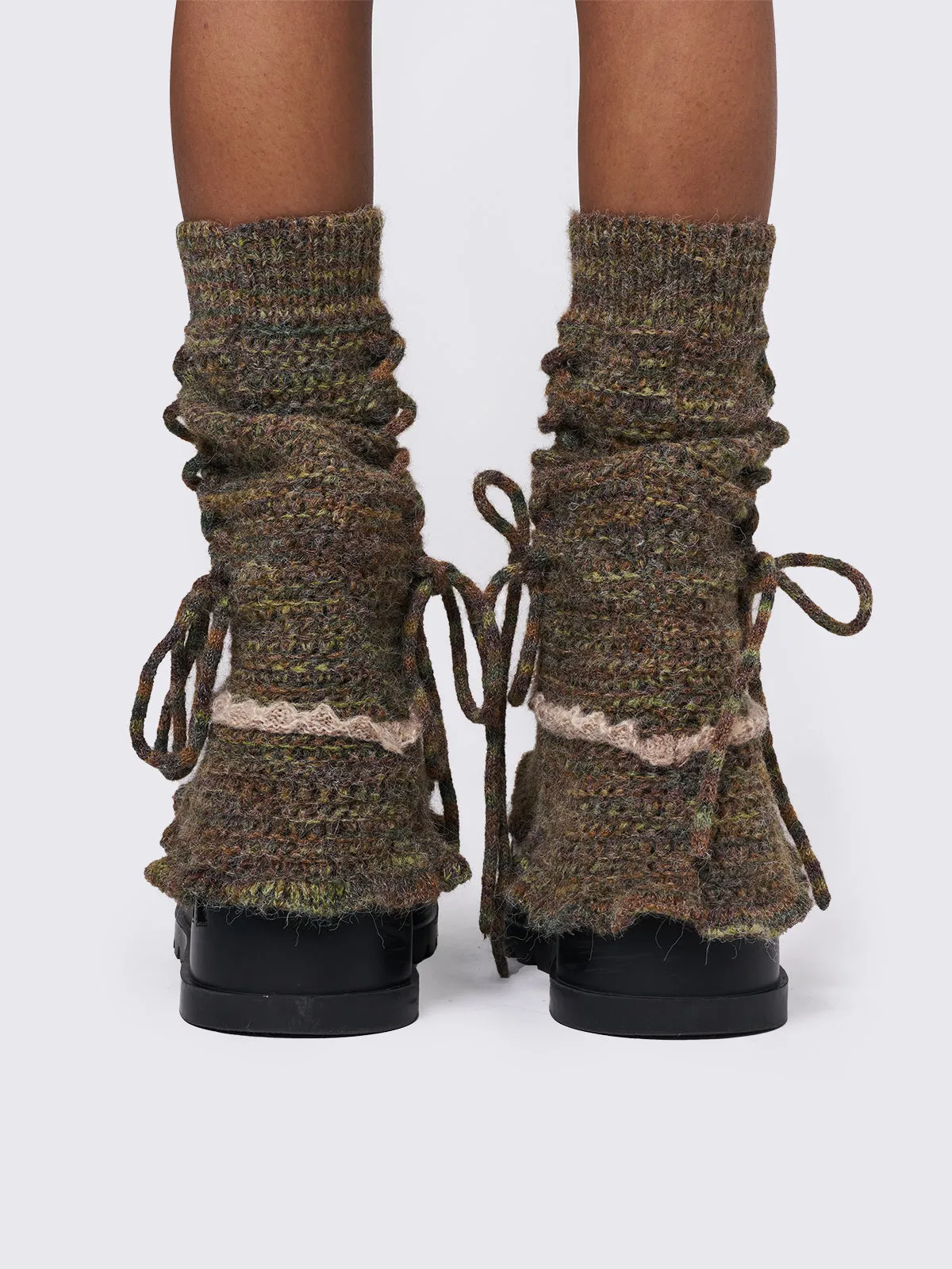 Boho Ruffled Leg Warmers