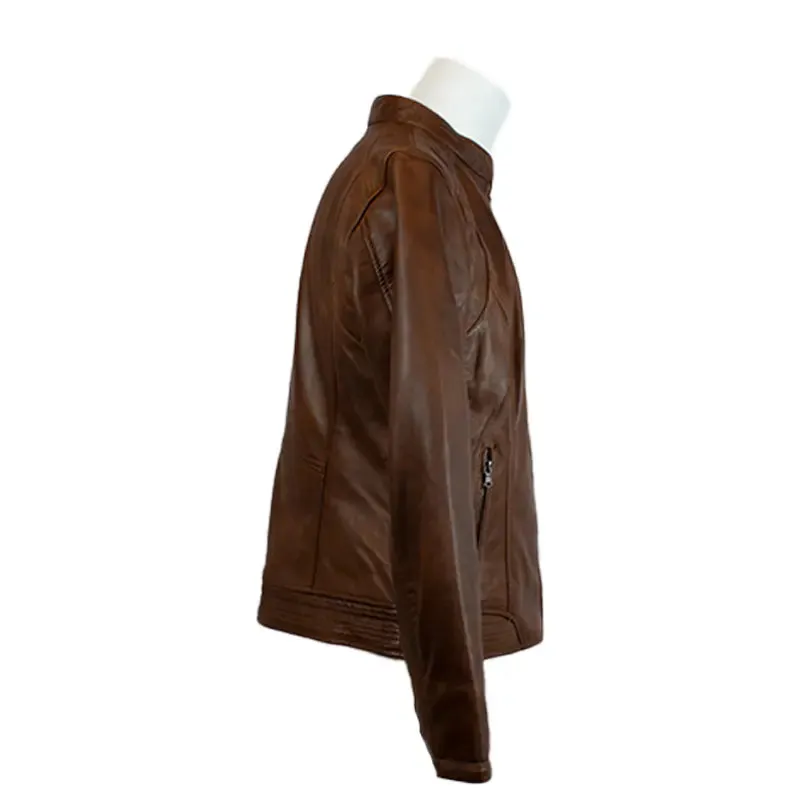 BOL Women's Waxed Sheep Leather Jacket