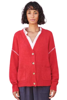 Boxy Cardigan Poppy