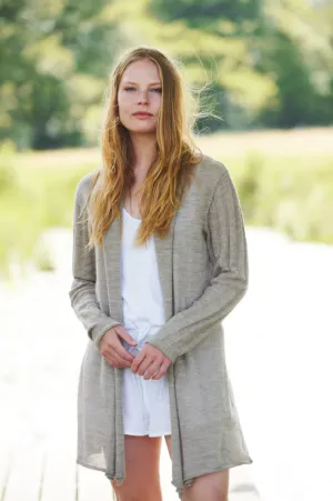 Brisa Alpaca Open Cardigan