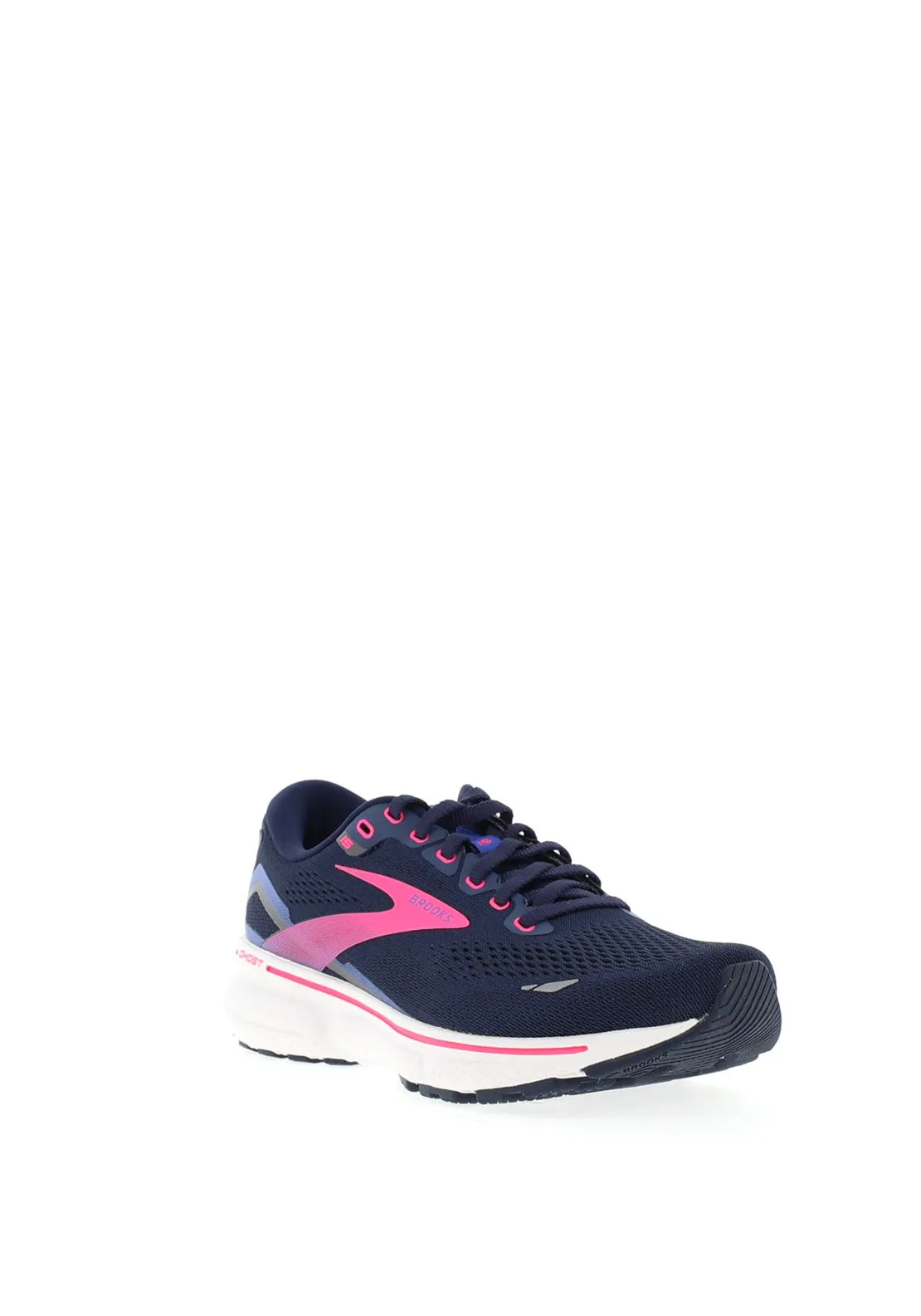 Brooks Ladies Ghost 15 Running Shoes, Pink