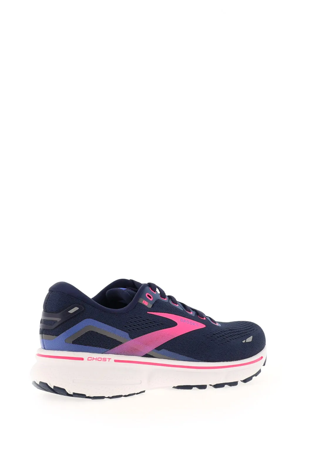 Brooks Ladies Ghost 15 Running Shoes, Pink