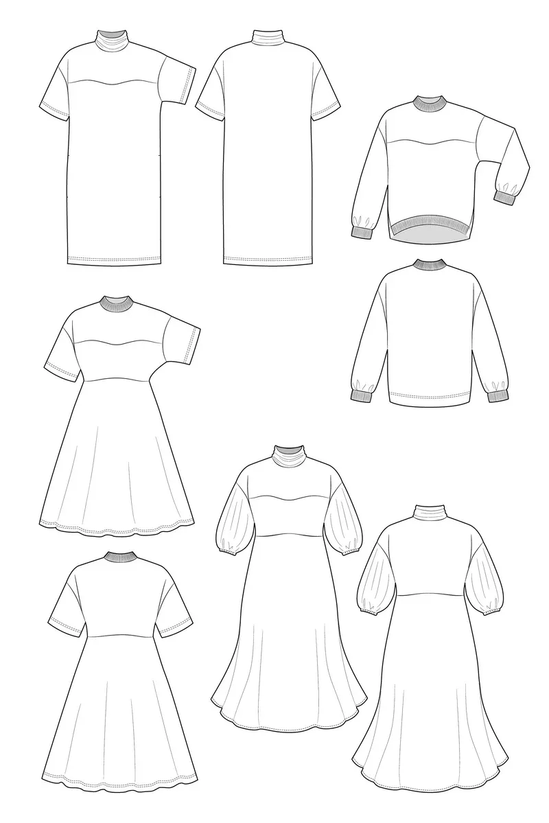 Building The Pattern - Sew Your Own Capsule Wardrobe Book - Named Clothing