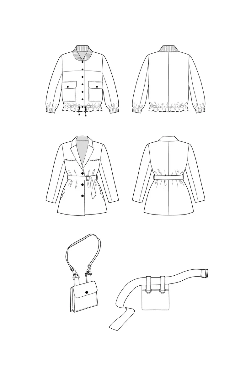 Building The Pattern - Sew Your Own Capsule Wardrobe Book - Named Clothing