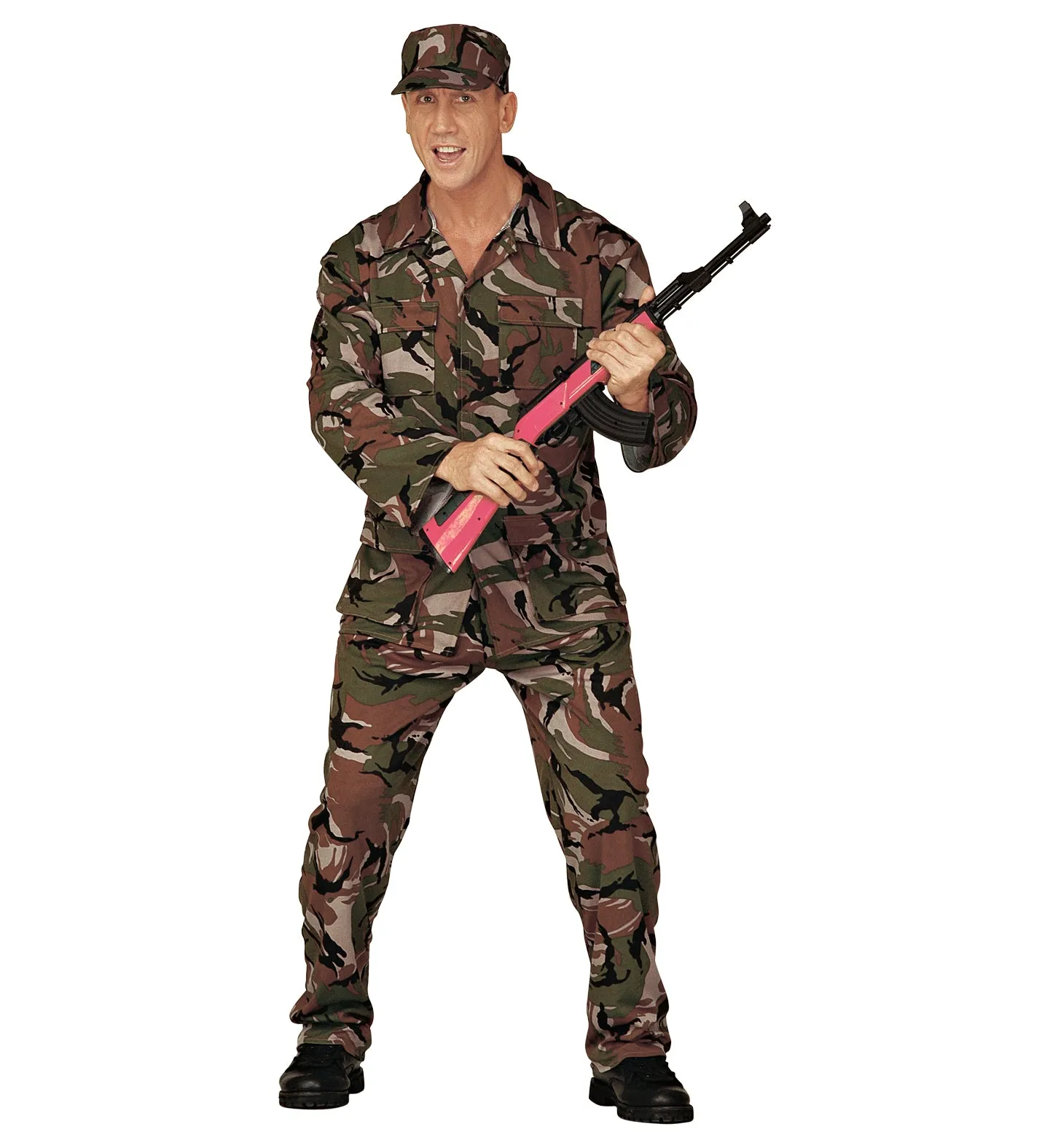 Camouflage Soldier Costume Adult