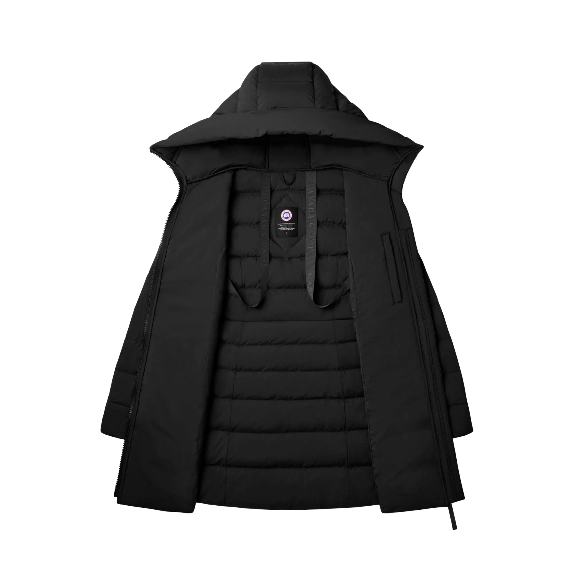 CANADA GOOSE CLAIR COAT BLACK LABEL WOMEN