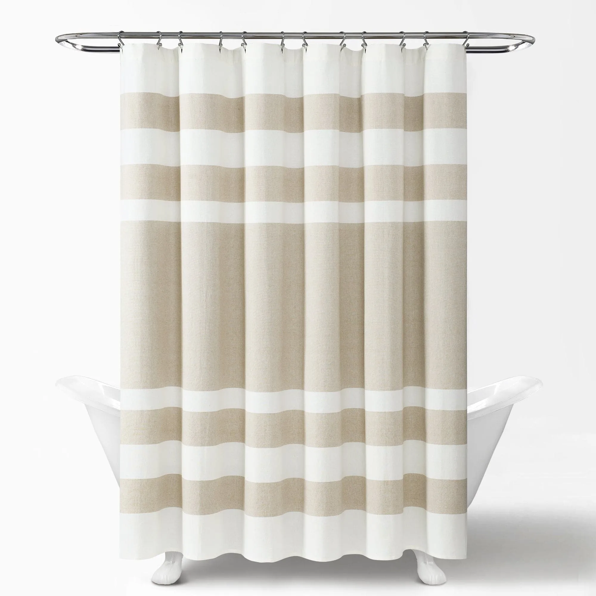 Cape Cod Stripe Yarn Dyed Cotton Shower Curtain