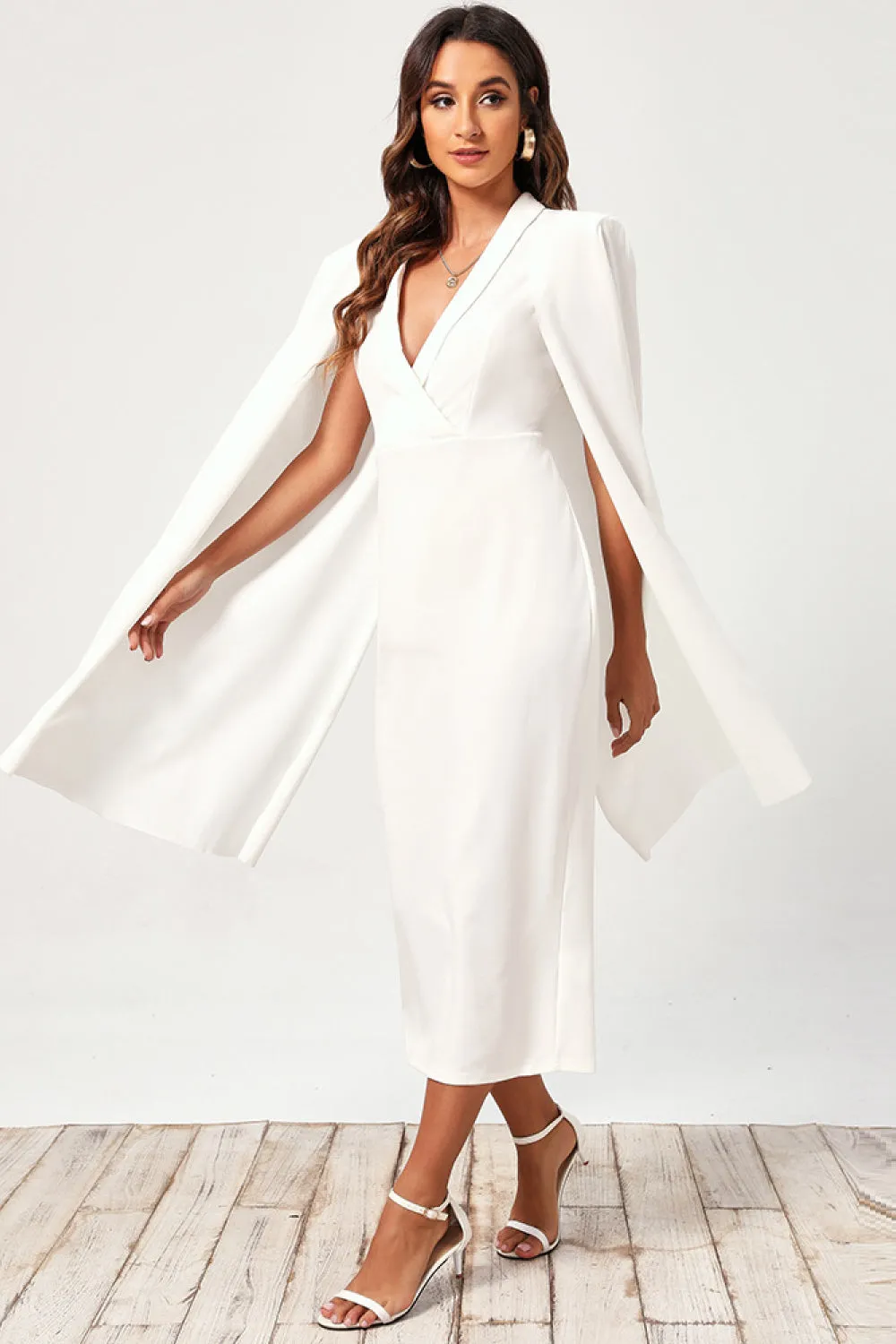 Cape Slit Dress