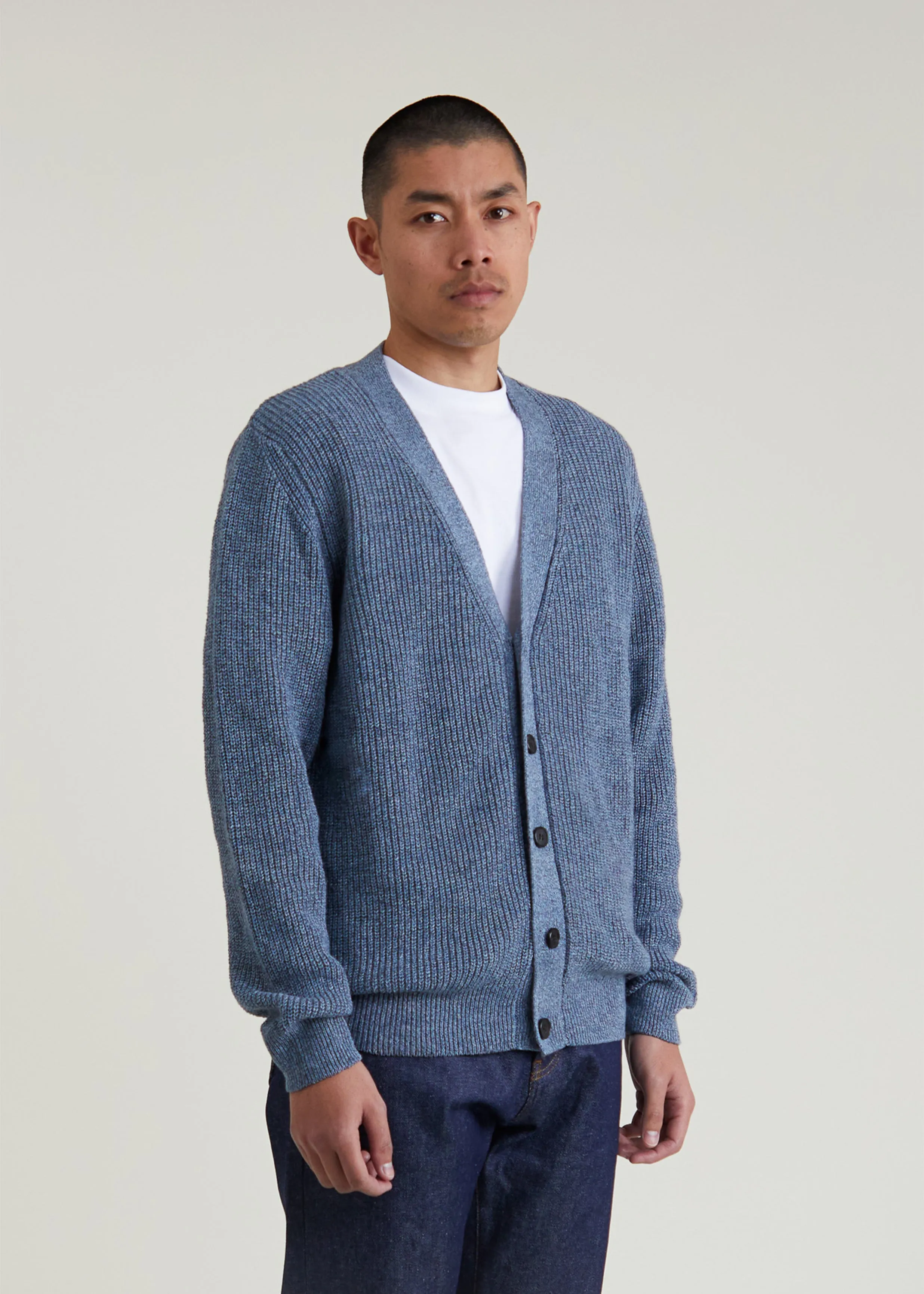 Cardigan Como bleu orage