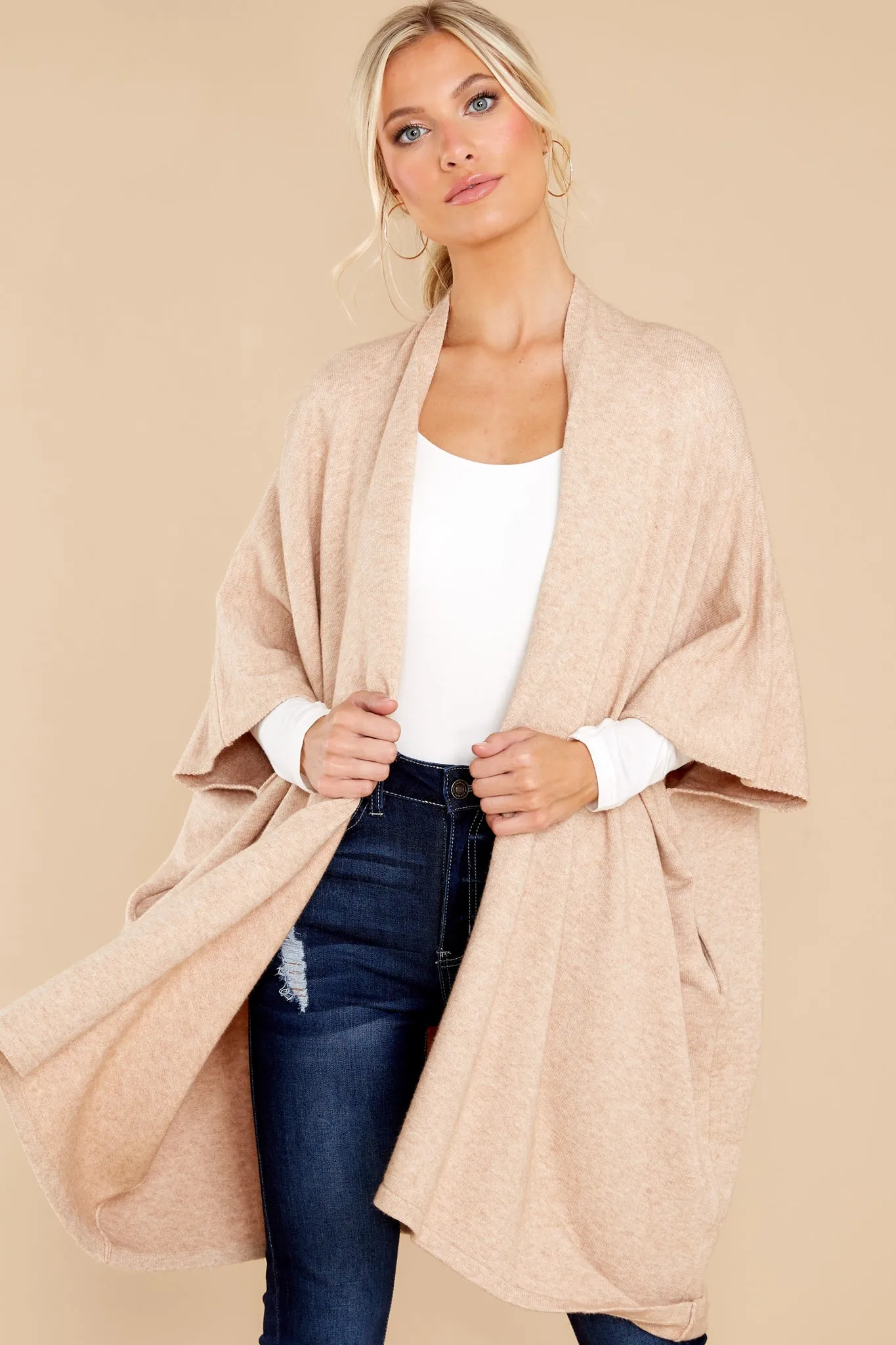 Carefree Days Beige Cardigan