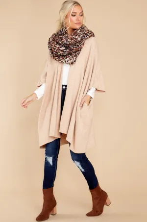 Carefree Days Beige Cardigan