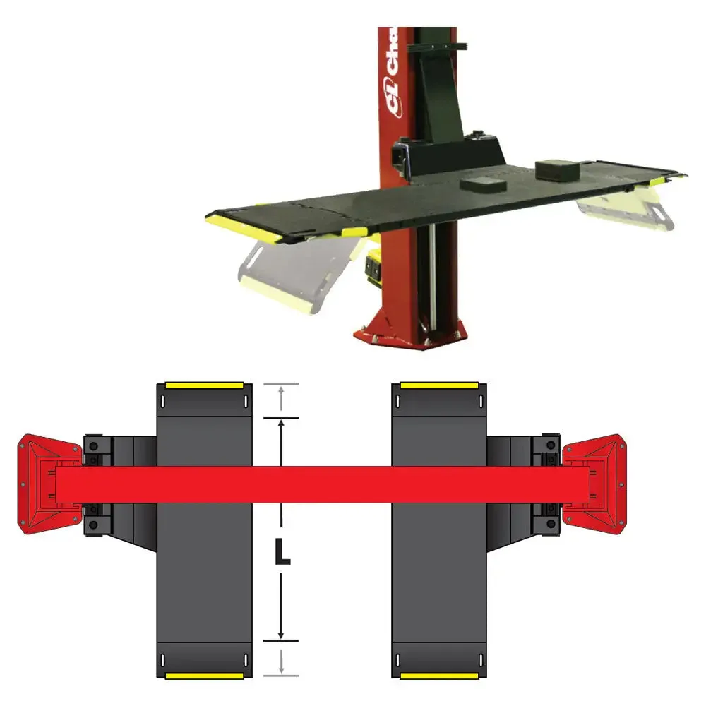 Challenger Quick Cycle 9K 2-Post Lift w/ Drive-on Pad, Dual Pendant Controls - CL10XP9-DPC-QC