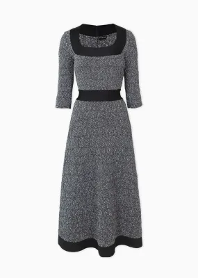 Coralie - Ankle Length Tweed Dress