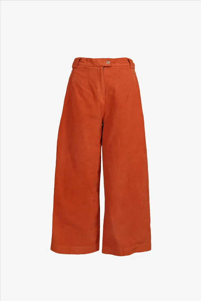 Cordy Culottes Rust