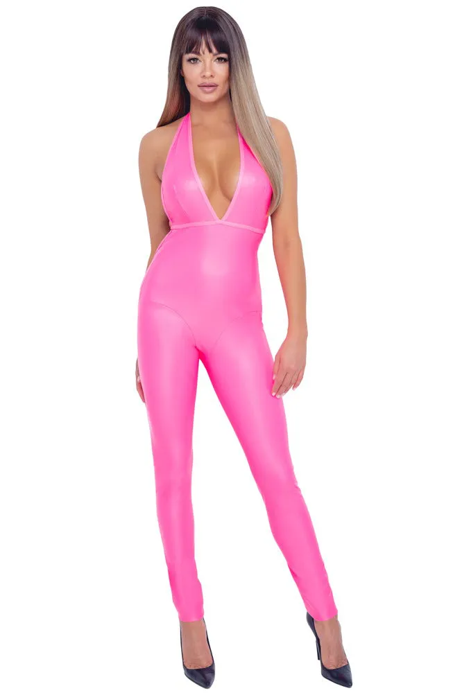 Cottelli Party Pink Jumpsuit