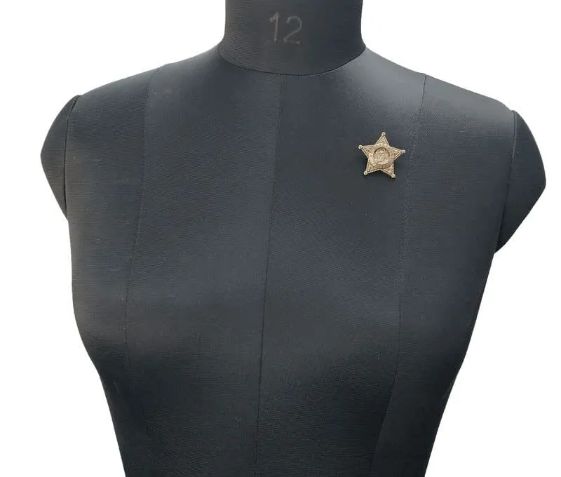 Cowboy Sheriff Star Badge