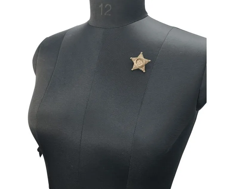 Cowboy Sheriff Star Badge