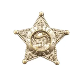 Cowboy Sheriff Star Badge