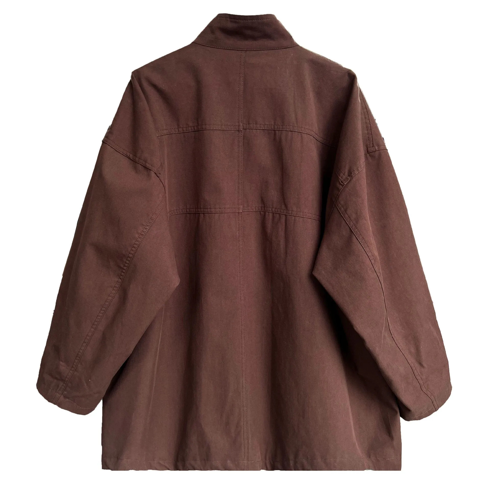 Cstand Collar Japanese Style Oversize Coat