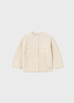 Embroidered Knit Cardigan, Ginger, 2314