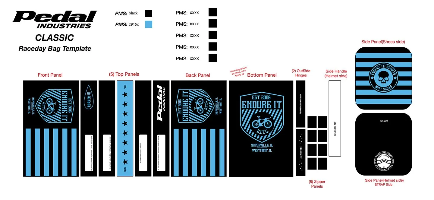 Endure It 08-2019 RACEDAY BAG