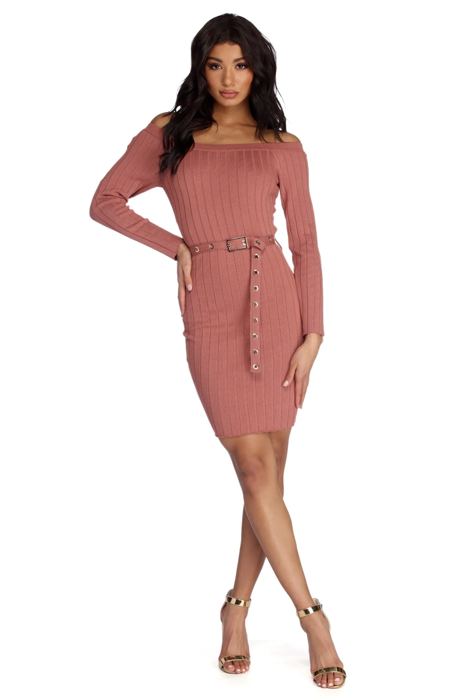 Fit On Point Sweater Dress