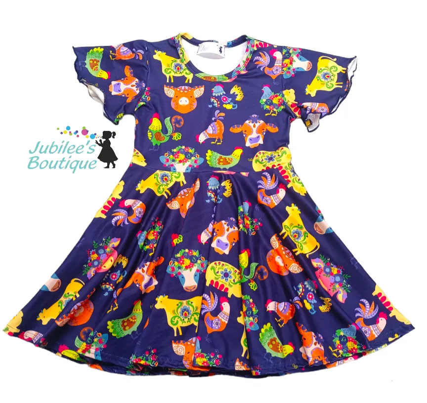 Floral Farm Dress