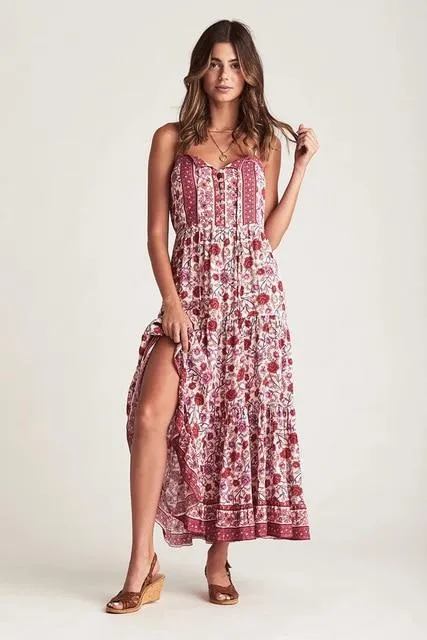 Floral Summer Long Dress