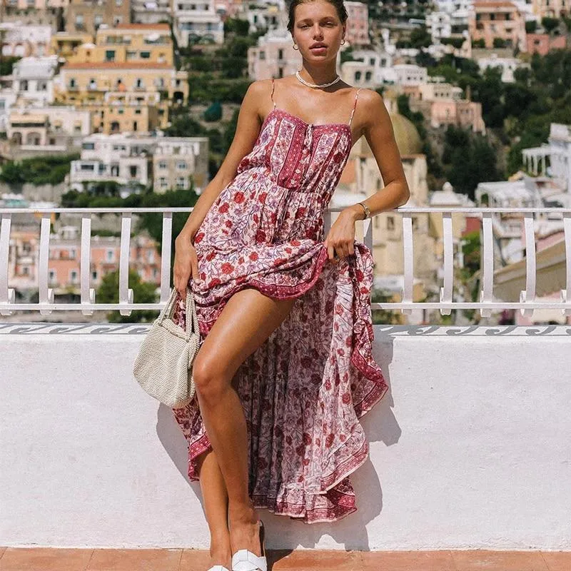 Floral Summer Long Dress