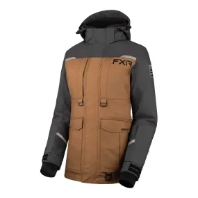 FXR  Womens Excursion Ice Pro Snowmobile Jacket Insulated Warm Copper Asphalt