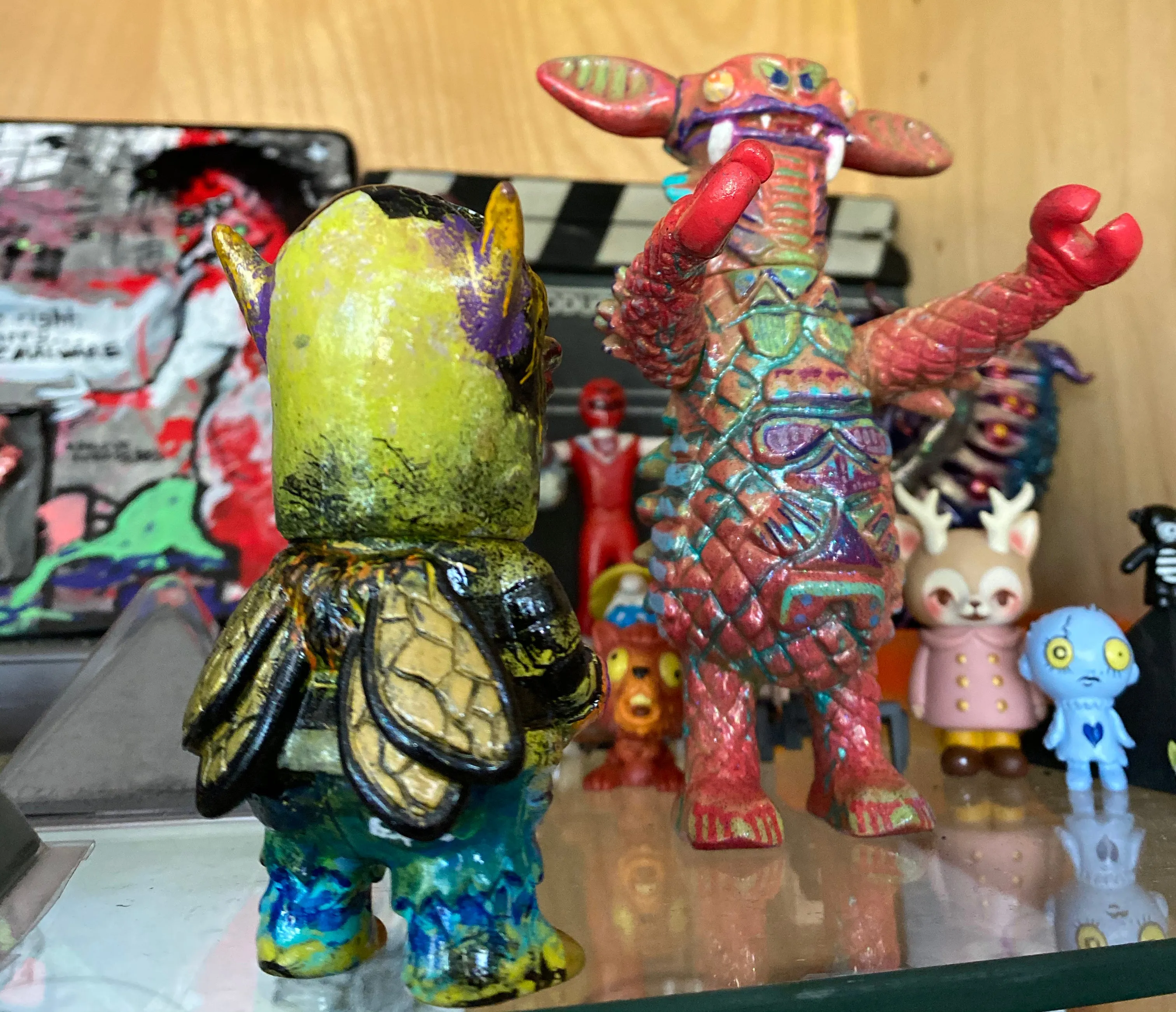 Gango Sofubi Marmit x Rampage Toys Gyango Ultraman Kaiju Custom AEQEA