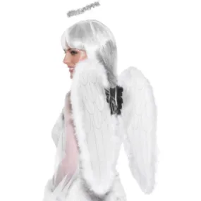 Glittery Angel Wings & Halo Set